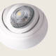 Product of Round Downlight Bezel Ø80mm Cut Out Plasterboard Integration for GU10 LED Bulb Trimless