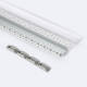 Product van Aluminium Profiel inbouw in Gips / Gipsplaat 2m voor Dubbele LED-strips 