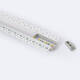 Product van Aluminium Profiel inbouw in Gips / Gipsplaat 2m voor Dubbele LED-strips 