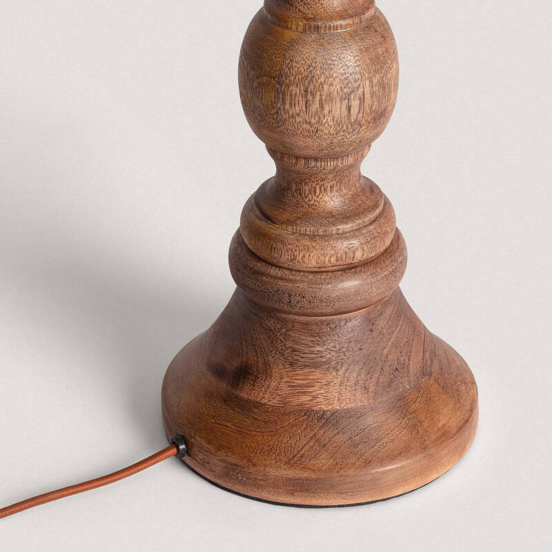 Product of Anand Wooden Table Lamp ILUZZIA 