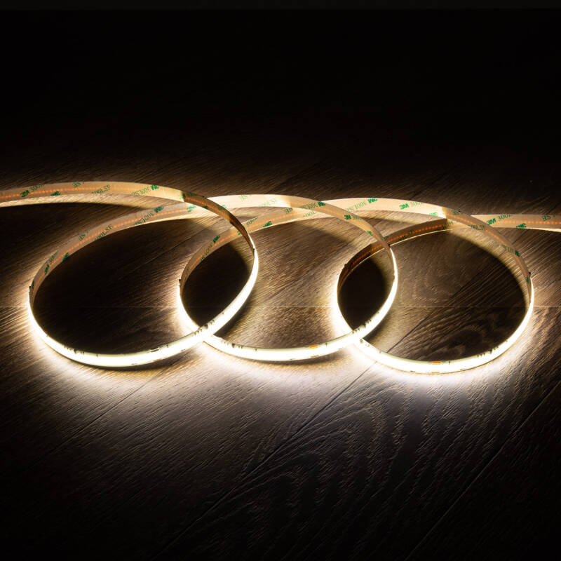 Product of 5m 24V DC COB Digital SPI LED Strip 360LED/m 10mm Wide cut at Every 8cm