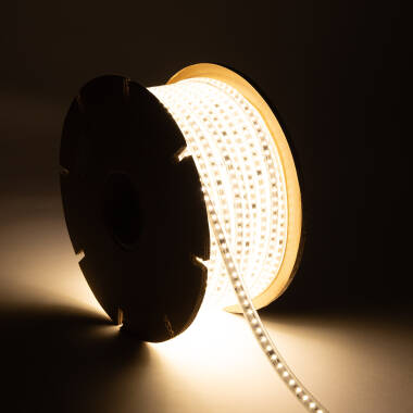 LED Strip Rol Dimbaar Zelfregulerend  220V SMD2835 120LED/m 1000lm/m  Breedte 12mm 50m IP65