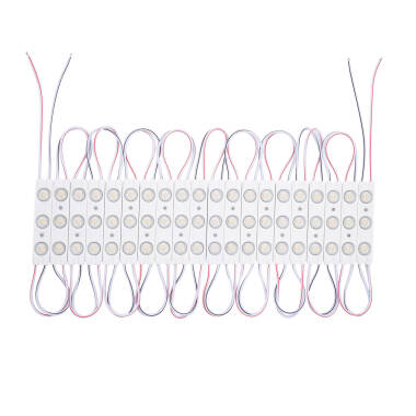 Modulo LED 20 Pezzi 22W IP65 24V DC per Insegne Pubblicitarie 2.5m