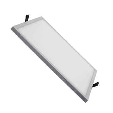 Square 30W LED Downlight Ø200mm Cut Out High Lumen LIFUD in Silver