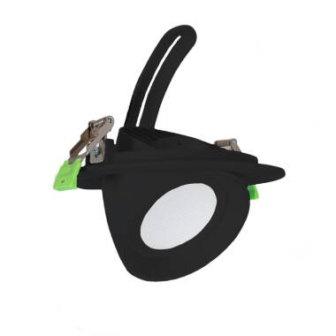 Downlight LED 24W Circolare Orientabile OSRAM 120 lm/W LIFUD Foro Ø 170 mm Nero