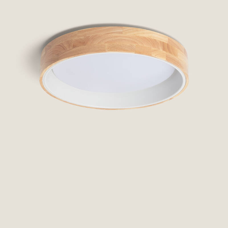 Produkt von LED-Deckenleuchte 30W Rund Holz Ø570 mm CCT Wählbar Dari