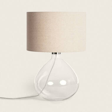 Marseille Glass & Fabric Table Lamp