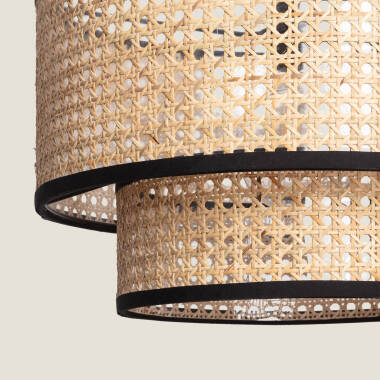 Product van Hanglamp Rotan Huela Doppio