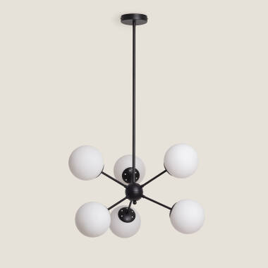 Balts Big Metal & Glass Pendant Lamp