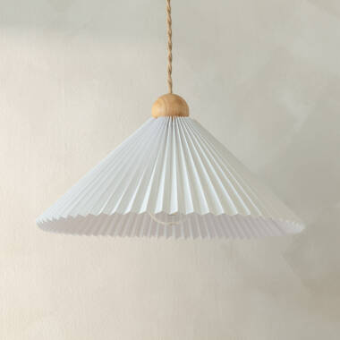 Product van Hanglamp Hout en Stof Luanda