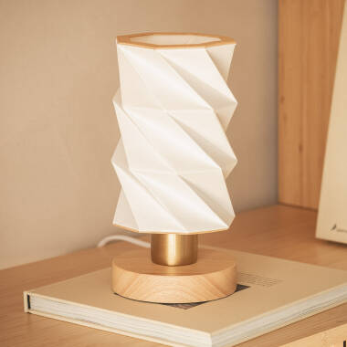 Produit de Lampe à Poser Bois Hiva