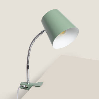 Flexibilní Stolní Lampa Kovová se Svorkou Delavan