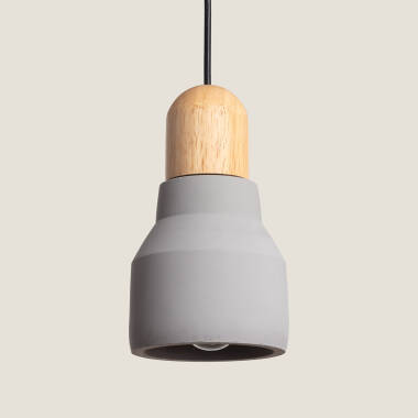 Hanglamp  Beton en Hout Luster