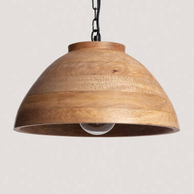 Naisha M Wooden Pendant Lamp ILUZZIA