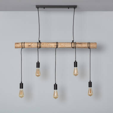 Yagis Metal & Wood Pendant Lamp