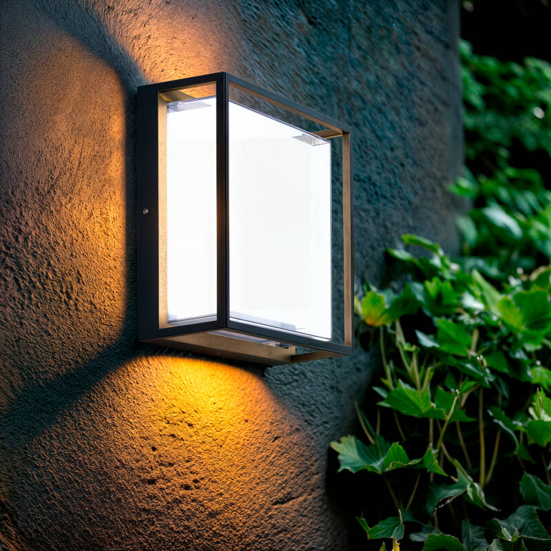 Product van Wandlamp Outdoor LED 20W Aluminium CCT Selecteerbaar Dubbele Diffuser Arelien