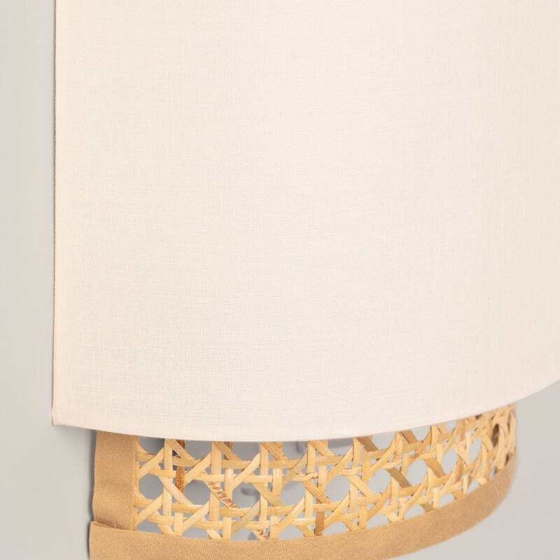 Product of Amaia Rattan & Fabric Wall Lamp