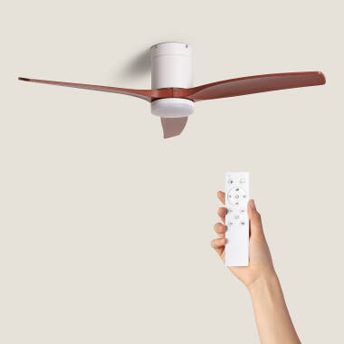 Stille Plafondventilator Angistri Wit 132cm Motor DC