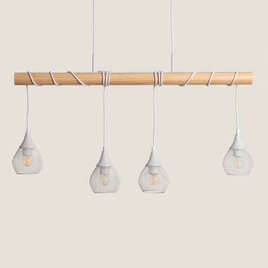 Monah Wood & Metal Pendant Lamp