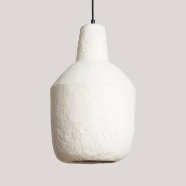 Hegoi Paper Mache Pendant Lamp ILUZZIA