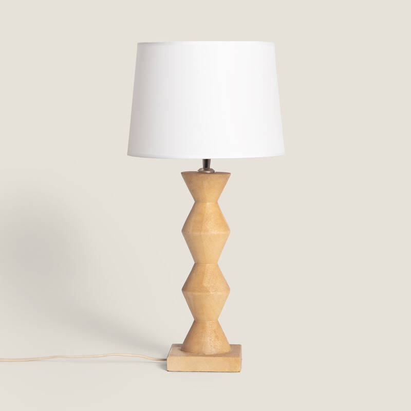 Produkt od Stolní Lampa ze Dřeva Akesh II