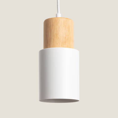 Hanglamp Metaal en Hout  Kidonge