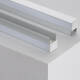 Product of Aluminium Profile for Shelves with Continuous Cover for LED Strips up to 12mm 