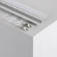 Product van Aluminium inbouwprofiel met doorlopende afdekking voor LED-strips tot 12 mm