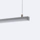 Product van Aluminium ophangprofiel 2m voor LED Strip tot 17 mm