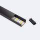 Product van Aluminium Profiel Opbouw met doorlopende afdekking voor dubbele LED-strip tot 20 mm