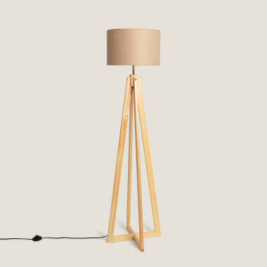 Staande lamp van Hout Korsade