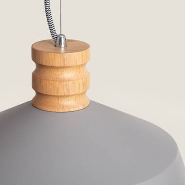 Product of Kukojoa Concrete and Wood Pendant Lamp 