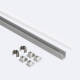 Product van Aluminium mini-opbouwprofiel met doorlopende afdekking voor LED-strip tot 6 mm