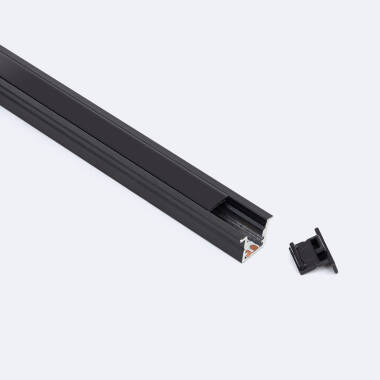 Product 2m Recessed Narrow Aluminium Profile with Continuous Cover for LED Strip up to 6mm