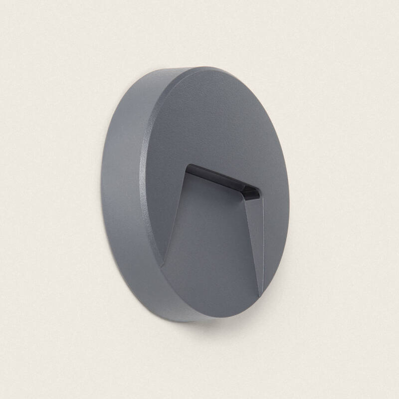 Product of Nilsa Round Outdoor 3W LED Wall Light in Anthracite