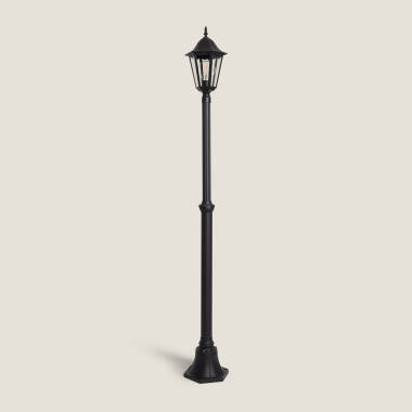 Traditional Outdoor Street Light in Black 185cm