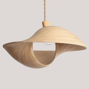 Abażur Lampa Wisząca Bambusowa Shuka Big Acacia Ø600 mm ILUZZIA