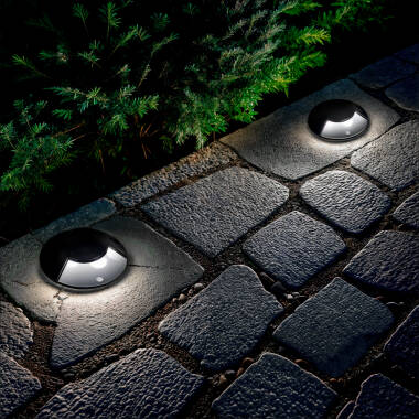 Product of 3W Gimsha 1L Outdoor Recessed Ground Spotlight in Black