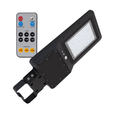 Lampione LED Solare 4800 lm 110 lm/W con Sensore di Movimento e Crepuscolare