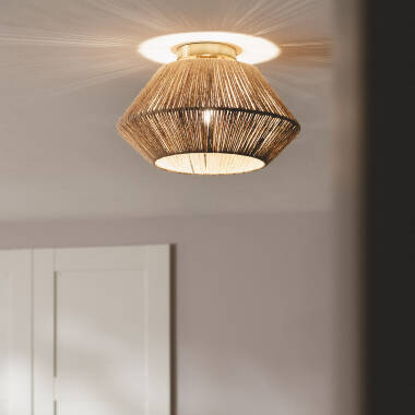 Product of Moksha Natural Rope Ceiling Lamp