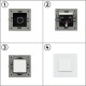 Product of 1-Gang 2-Way Switch with PC Frame Modern