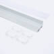 Product of Aluminium Large Suspended Profile with Continuous Cover for LED Strip up to 45mm 