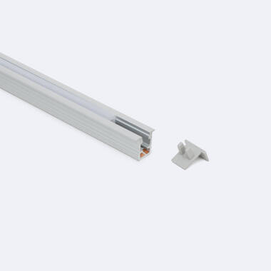 Inbouw aluminium profiel 2m voor LED-strip tot 6 mm