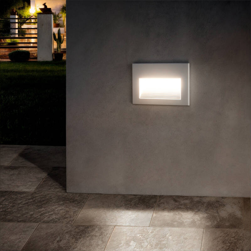 Product van Wandlamp Outdoor  Inbouw Goethe White Horizon 5W LED 