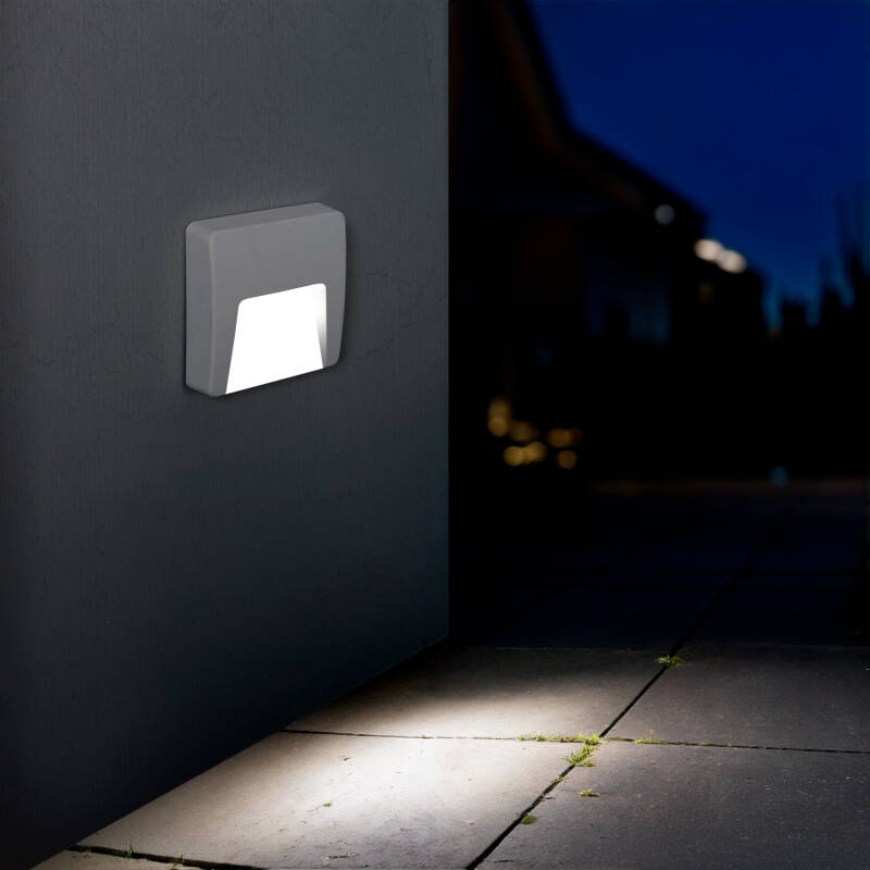 Product of 3W Dag Square Surface Outdoor LED Wall Light in White