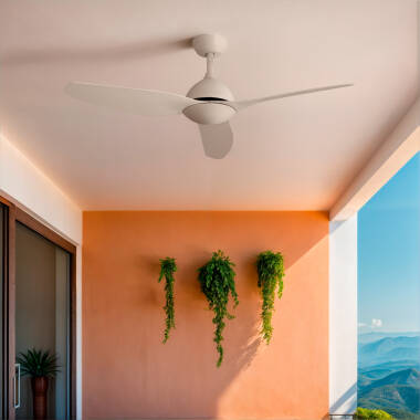 Product of Woolworth Silent Ceiling Fan with DC Motor for Outdoors in White 127cm