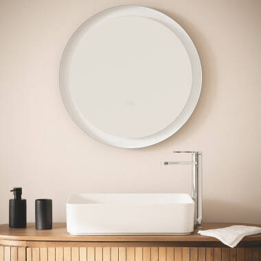 Product of Nahia Anti-Fog LED Mirror for Bathroom Ø60 cm