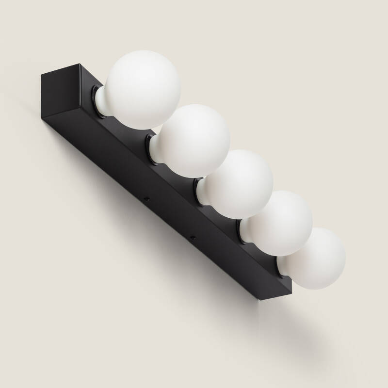 Product van Wandlamp Badkamer Metaal 5 Spots Aizkra