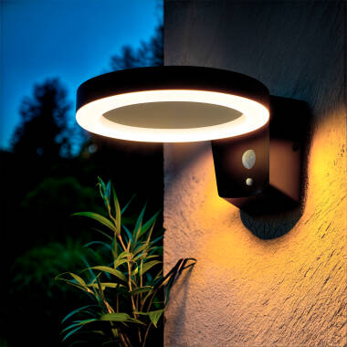Applique da Parete per Esterni Solare LED 5W Alluminio con Sensore di Movimento Aris
