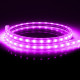 Product of 220V AC 60 LED/m IP65 RGB LED Strip with IR Remote Control Custom Cut Every 100cm